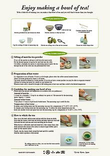 Enjoy making a bowl of tea! PDF